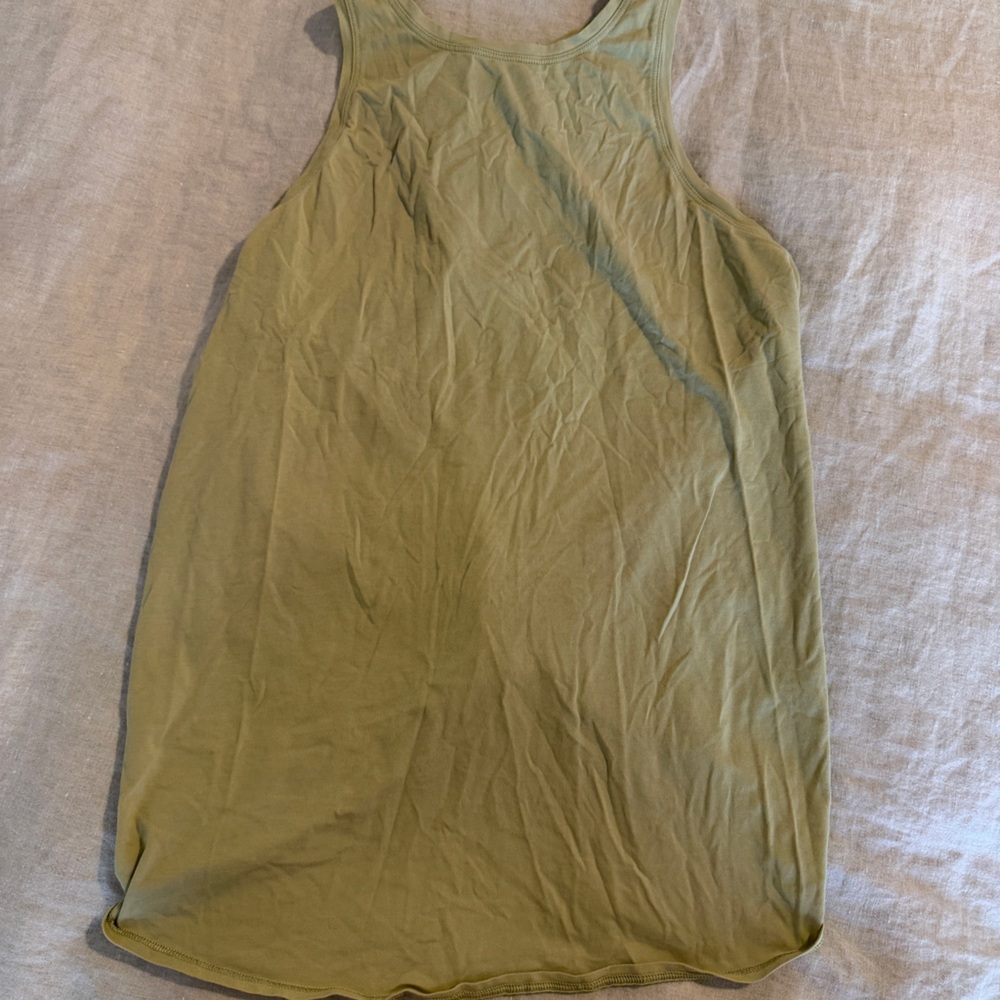 Olive Green Racerback Tank Top